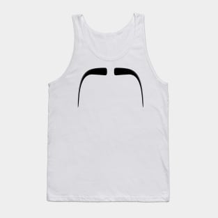 Fu Manchu Moustache Tank Top